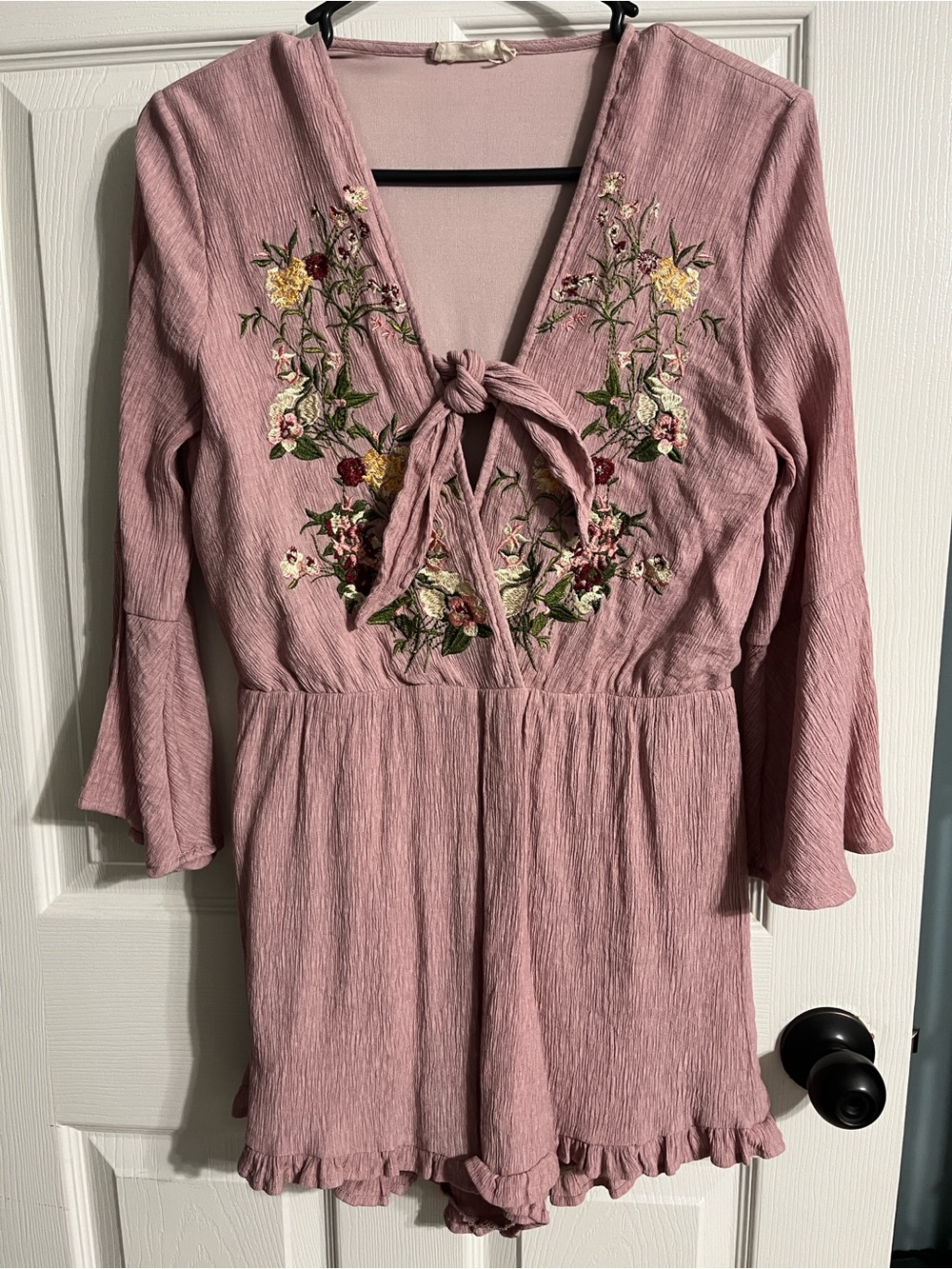 Altar'd State dusty rose knit top